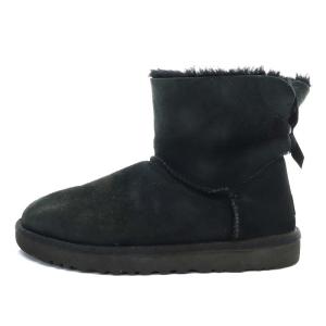 UGG australia ミニ ベイリー ボウ 2 Mini Bailey Bow 2 ムートンブーツ ショート フラット スエード U8 25cm