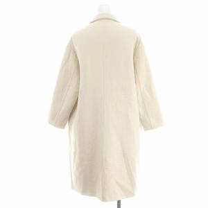 Drawer ウール ステンカラーコート ロング アウター 36 ライトベージュ