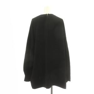 ENFOLD 22AW CURVE-HEM KNIT SLEEVE PULLOVER プルオーバー カットソー ニット 切替 長袖 38