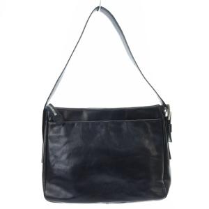 HIROFU Hロゴ ワンショルダーバッグ レザー 黒 ブラック