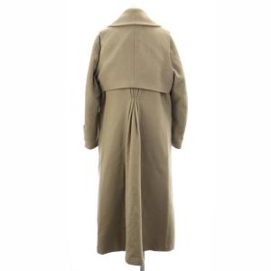 Ameri VINTAGE 22AW UND VEST SET WOOL COAT コート ロング レイヤード アウター M ベージュ