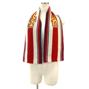 HYSTERIC GLAMOUR マフラー ボーダー 赤 レッド 白 ホワイト 紺 ネイビー