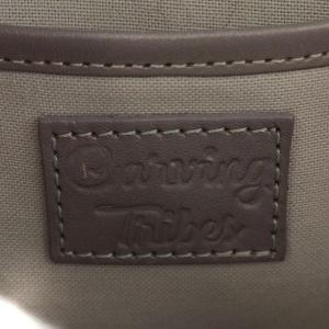 CARVING TRIBES ミニマエストラ ハンドバッグ ショルダーバッグ 2way レザー 紫 パープル