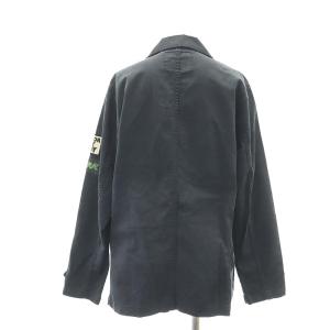 HYSTERIC GLAMOUR ワッペン ミリタリージャケット コットン F 黒 ブラック 2AB-4160
