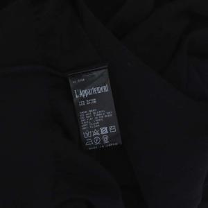 L'Appartement 24SS PREMIUM HIG ニット カットソー ドルマンスリーブ 長袖 黒 ブラック