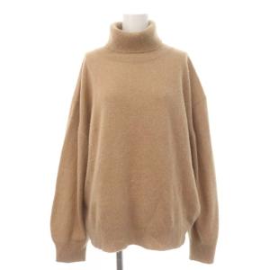 タートルネック カシミヤ Lovely ニット セーター 長袖 ベージュ