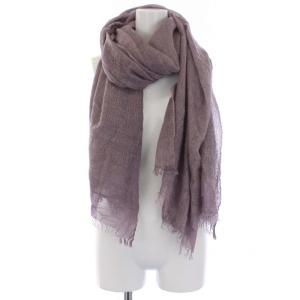 Faliero Sarti ストール マフラー 大判 カシミヤ シルク イタリア製 紫 パープル