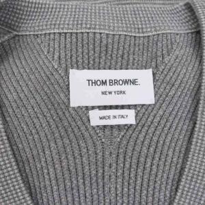 THOM BROWNE Vネック カーディガン
