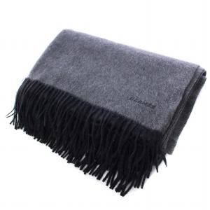 エルメス カシミヤダブルフェイス ストール ショール ブランケット 大判 グレー