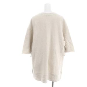 AMERICANA アパルトモン 別注 3/4 Sleeve Sweat プルオーバー トレーナー 七分袖 ロゴ オートミール