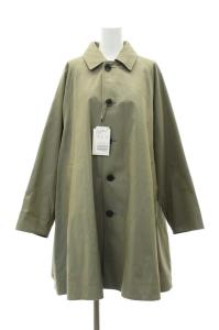 TICCA リバーシブルステンカラーコート ロング F カーキ ブラック