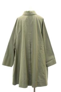 TICCA リバーシブルステンカラーコート ロング F カーキ ブラック