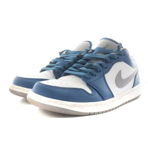 NIKE 553558-412 Air Jordan 1 Low スニーカー 27.0cm ブルー