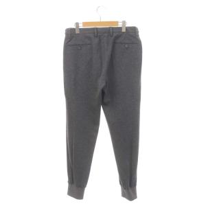GTA デザイン DESIGN SLIM FITパンツ裾リブパンツ ジョガーパンツ ジッパーフライ 46 グレー