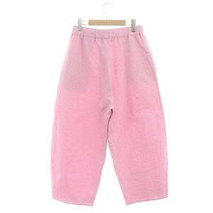 cristaseya コットンストライプパジャマパンツ S ピンク