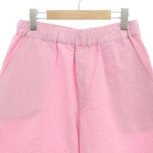 cristaseya コットンストライプパジャマパンツ S ピンク