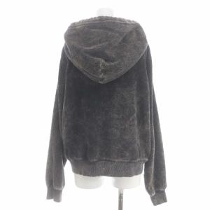 DIESEL  F-Reggy-Hood-Zip-E3 Hoodie パーカー 長袖 フロントジップ フード付き コットン M グレーベージュ