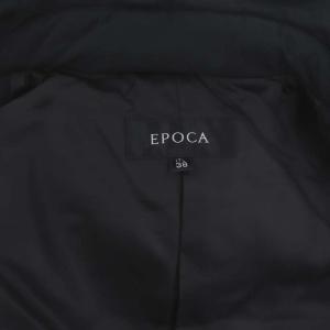 EPOCA 中綿 ロングコート アウター IT38 黒 ブラック