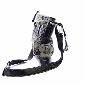 COACH ホースアンドキャリッジ ショルダーバッグ 馬車 ロゴ 黒 ブラック グレージュ キャンバス F14441