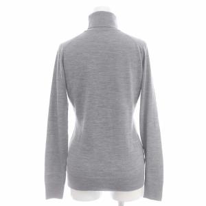 JOHN SMEDLEY ウールタートルネックニット セーター 長袖 プルオーバー S グレー