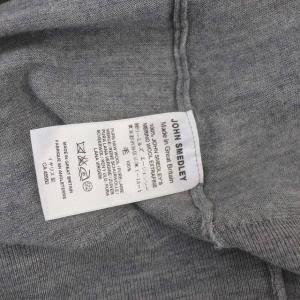 JOHN SMEDLEY ウールタートルネックニット セーター 長袖 プルオーバー S グレー