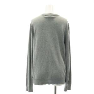 ENFOLD シルクコットンカーディガン ニット 長袖 38 グレー