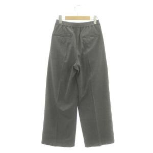 UNITED ARROWS タック イージー ワイドパンツ スラックス ウール混 36 S グレー 1514-162-5262