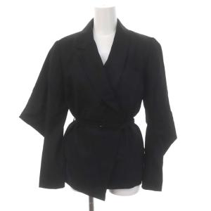 ASYMMETRY COLLAR JACKET アシンメトリーカラージャケット 変形 F 黒 ブラック