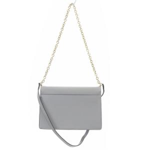 FURLA MIMI ミミ ショルダーバッグ レザー 切替 グレー