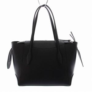 TOD'S トートバッグ ハンドバッグ レザー ブラック