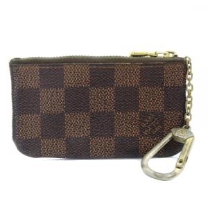 ダミエ ポシェット クレ コインケース キーケース 小銭入れ 茶色 ブラウン N62658