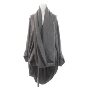 コムデギャルソン コレクション AD2008 ウール 変形ニット カットソー 長袖 S グレー