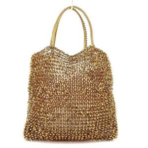 ANTEPRIMA ワイヤーバッグ ハンドバッグ スクエア ゴールド色