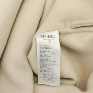 SNIDEL リバーフードコート ロング 前開きトッパー ウール 1 M ピンク