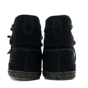 UGG australia リード REID ブーツ ショート フラット レースアップ スエード US6 23cm 黒 ブラック 1019129