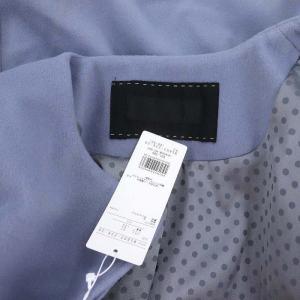 TO BE CHIC 23AW シングルシャルムビーバー ショートコート 42 サックスブルー