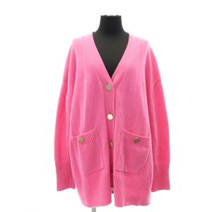 22AW リラクシールーズニットカーディガン 長袖 36 ピンク
