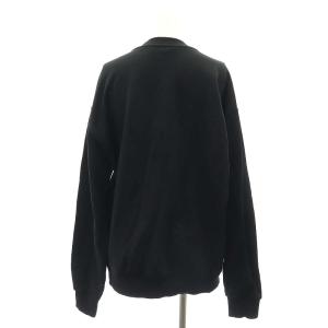 D&G スウェット トレーナー クルーネック プルオーバー ハートカモフラージュ ロゴ 44 M 黒 ブラック