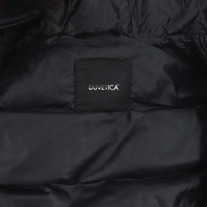 DUVETICA GOCCIA ファーフードダウンベスト アウター フード ジップアップ ウール 40 黒 ブラック