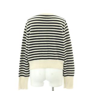 FOXEY 22年 CASHMERE FRENCH BORDER カーディガン 40 ホワイト