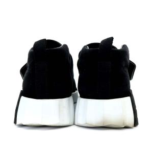 HERMES H ベルクロスニーカー ローカット スエード 37 ブラック