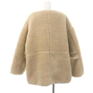 Ron Herman RHC 22AW ボアジャケット ブルゾン ノーカラー アウター S ベージュ