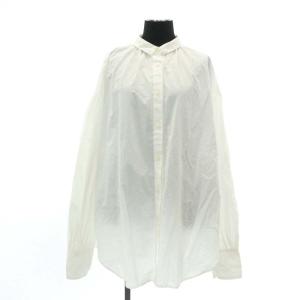 Good Grief Gather Blouse ブラウス 長袖 ステンカラー オーバーサイズ F 白 ホワイト