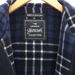 GLOVERALL フード ダッフルコート アウター ショート丈 L 紺 ネイビー