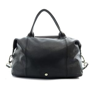 Longchamp LE PLIAGE CUIR トートバッグ ショルダーバッグ 2way レザー 黒 ブラック