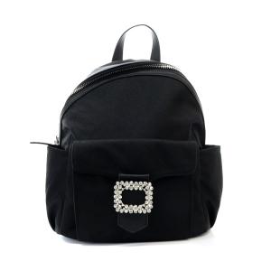 23AW リュックサック デイバッグ ナイロン ビジュー 黒 ブラック