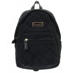 QUILTED NYLON BACKPACK リュックサック ロゴ 黒 ブラック M0011321