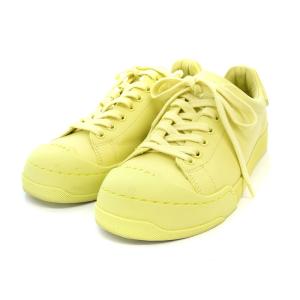 MARNI 23年 DADA BUMPER スニーカー レザー 25cm 黄 イエロー SNZW013801