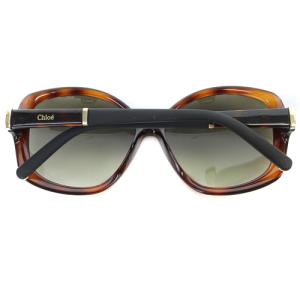 Chloe べっ甲柄 サングラス ロゴ グラデーション 5814 135 茶色 ブラウン CE663S