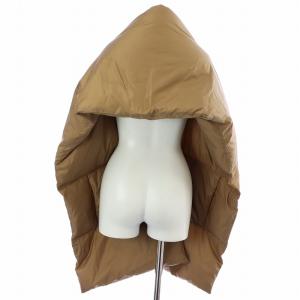 Plage ダウンストール 大判 ライトブラウン ベージュ 22090922900130